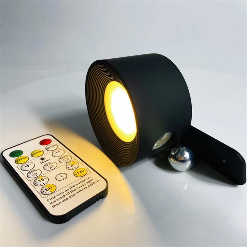 Battery Operated Wall Sconces with Remote and Magnetic Swivel Head 3