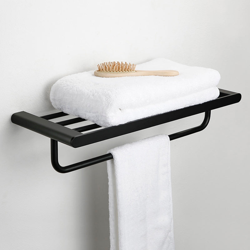 Black Metal Bathroom Accessory Set, Contemporary Design 11