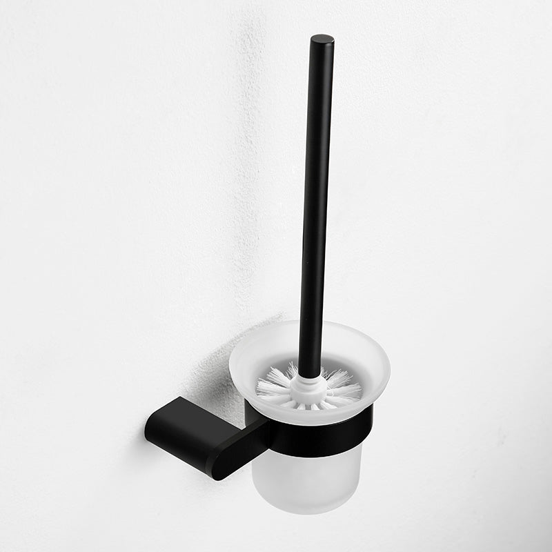 Black Metal Bathroom Accessory Set, Contemporary Design 15
