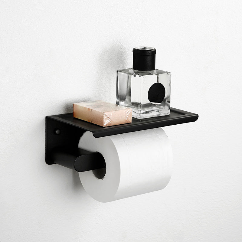 Black Metal Bathroom Accessory Set, Contemporary Design 17