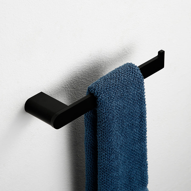 Black Metal Bathroom Accessory Set, Contemporary Design 20