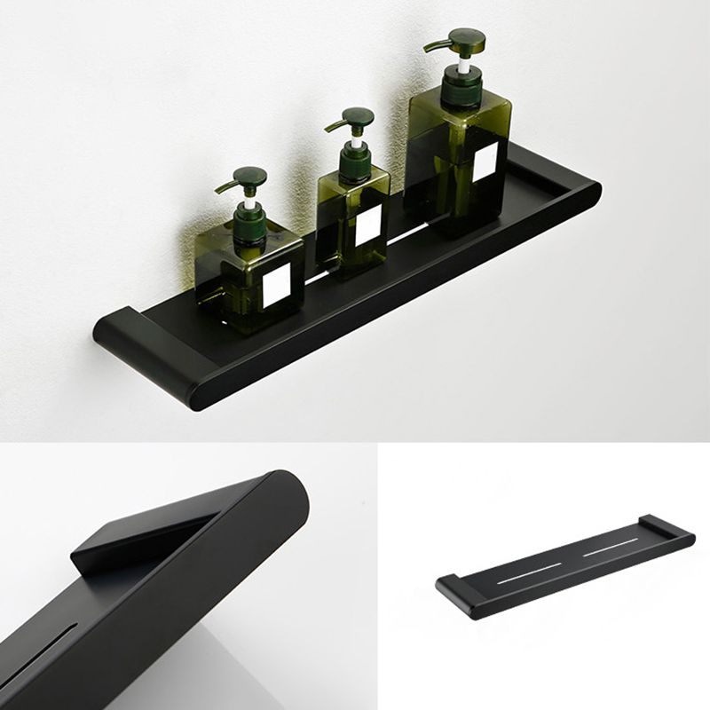 Black Metal Bathroom Accessory Set, Contemporary Design 5