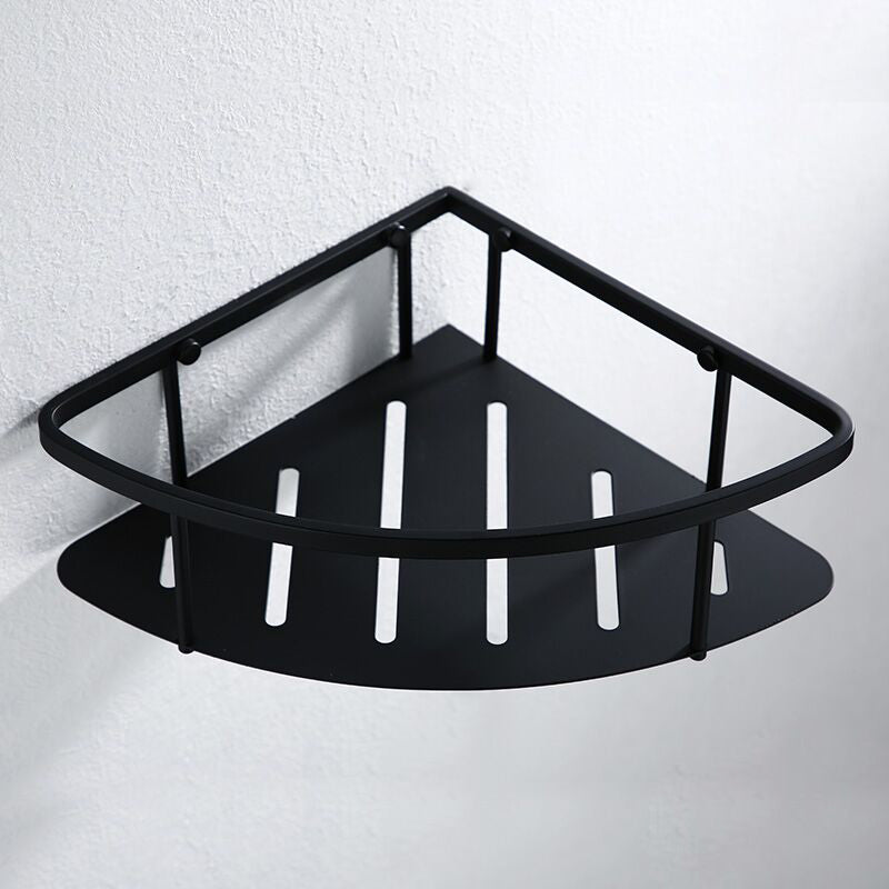 Black Metal Bathroom Accessory Set, Contemporary Design 9