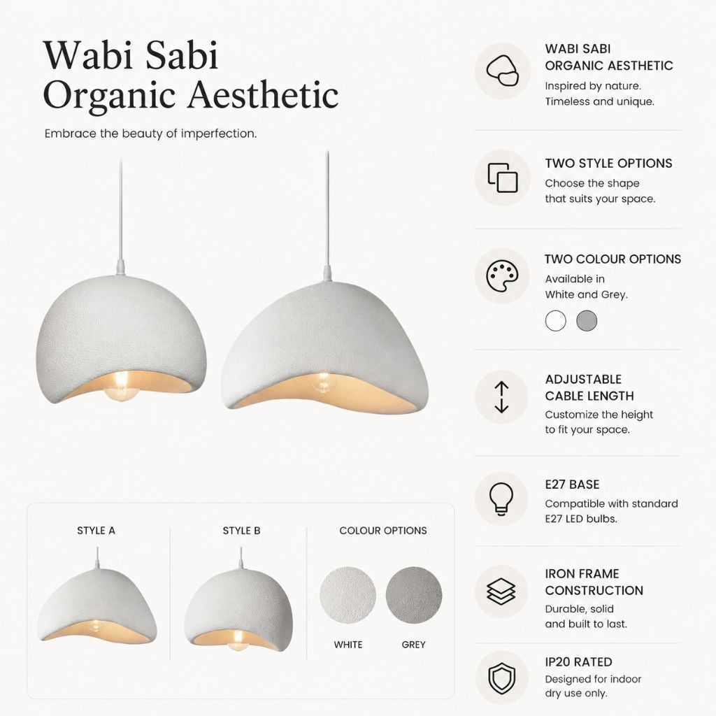 Boho Wabi Sabi Resin Chandelier for Living and Dining Rooms 6