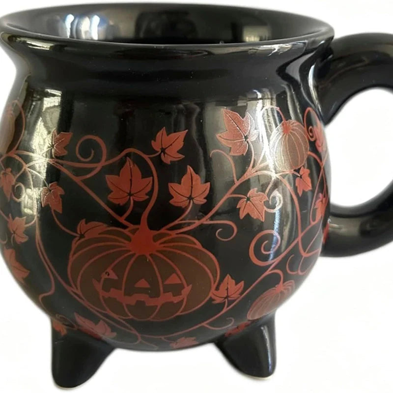 Ceramic Mug, Heat Resistant with Pumpkin Design 5
