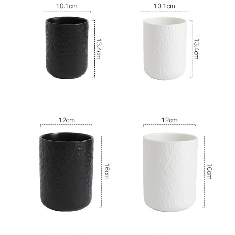 Ceramic Utensil Holder, Farmhouse Kitchen Countertop Organizer 4