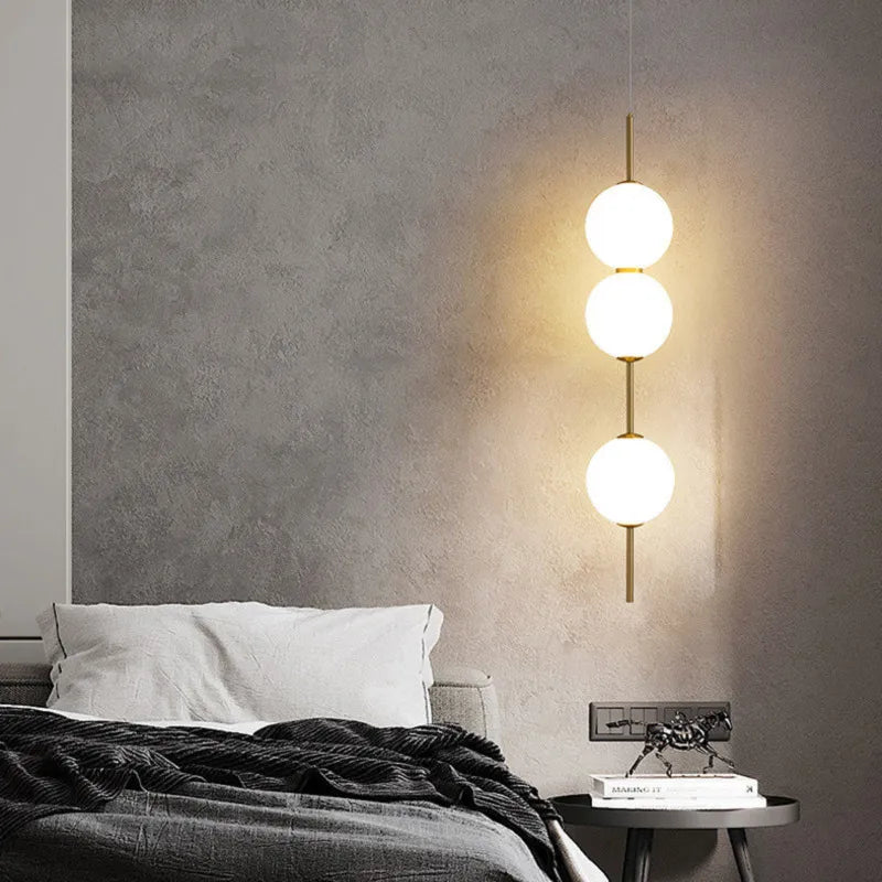 Clear Glass Globe Pendant Light in One to Four Head Designs 7