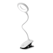 Clip-On Reading Light, Flexible Gooseneck with USB Rechargeable Battery 0