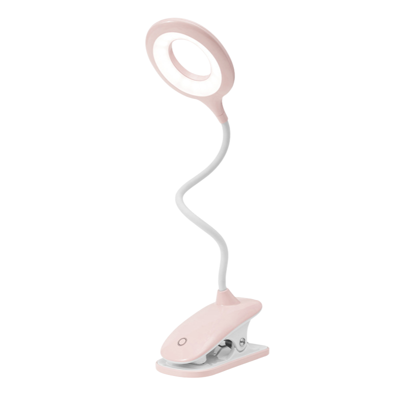Clip-On Reading Light, Flexible Gooseneck with USB Rechargeable Battery 5