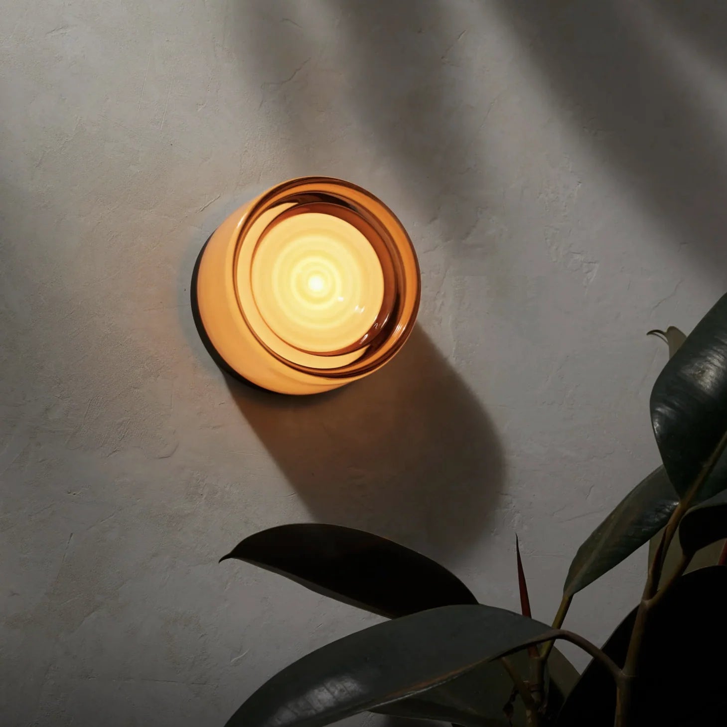 Dimmable Wall Lamp, Aluminum Base with Textured Shade 10