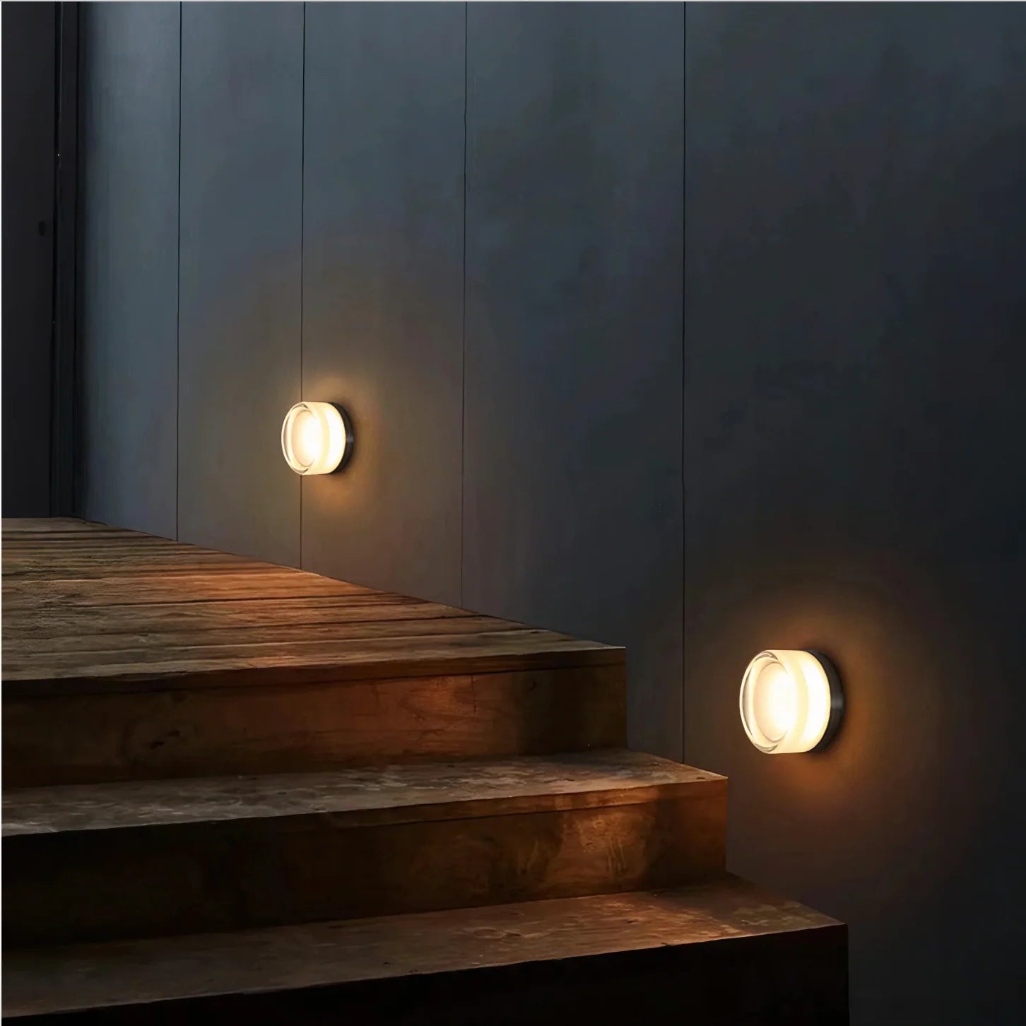 Dimmable Wall Lamp, Aluminum Base with Textured Shade 4
