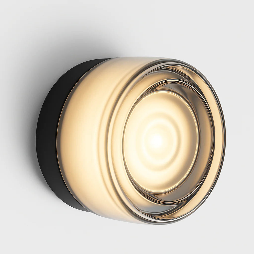 Dimmable Wall Lamp, Aluminum Base with Textured Shade 8