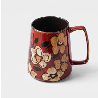 Durable Ceramic Everyday Mug with Wooden Lid