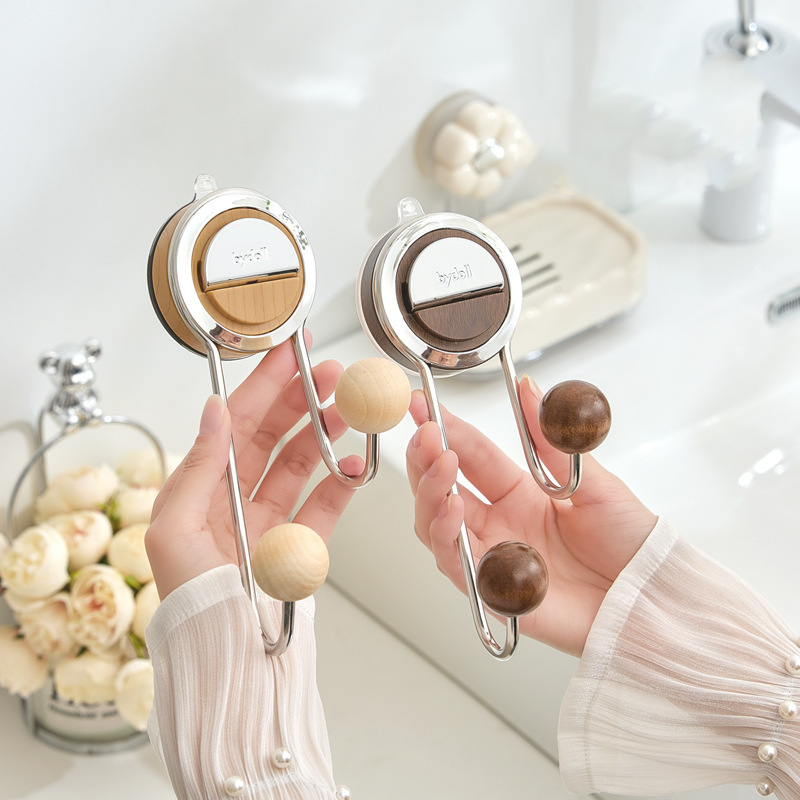 Free Standing Toilet Paper Holder, Stainless Steel with Wood-Grain Design 6