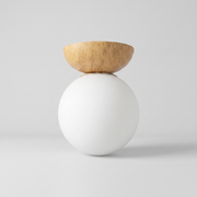 Glass Orb Ceiling Light in Semi-Flush or Pendant Style 0