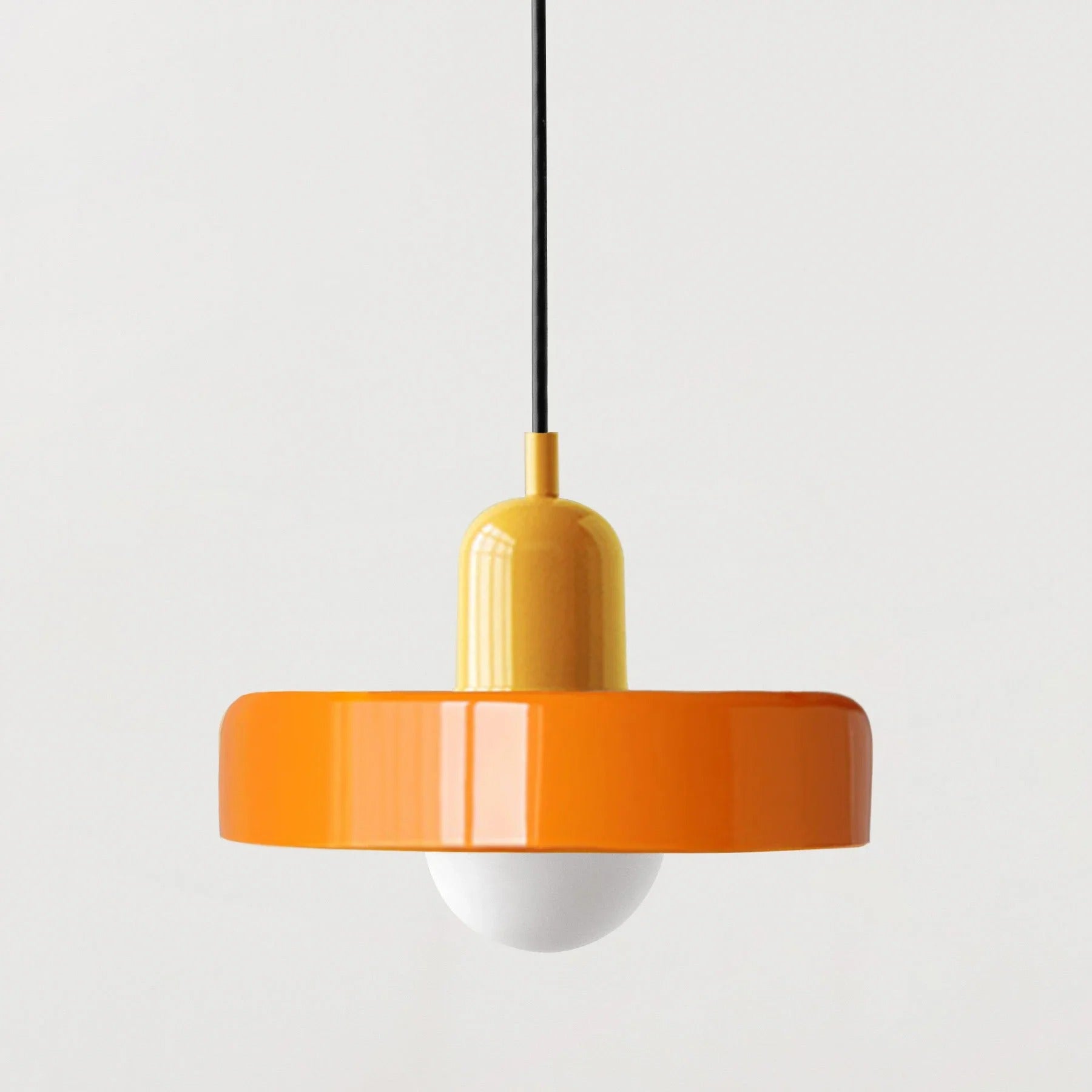 Glass Pendant Light, Bauhaus Dual-Tone Design 10