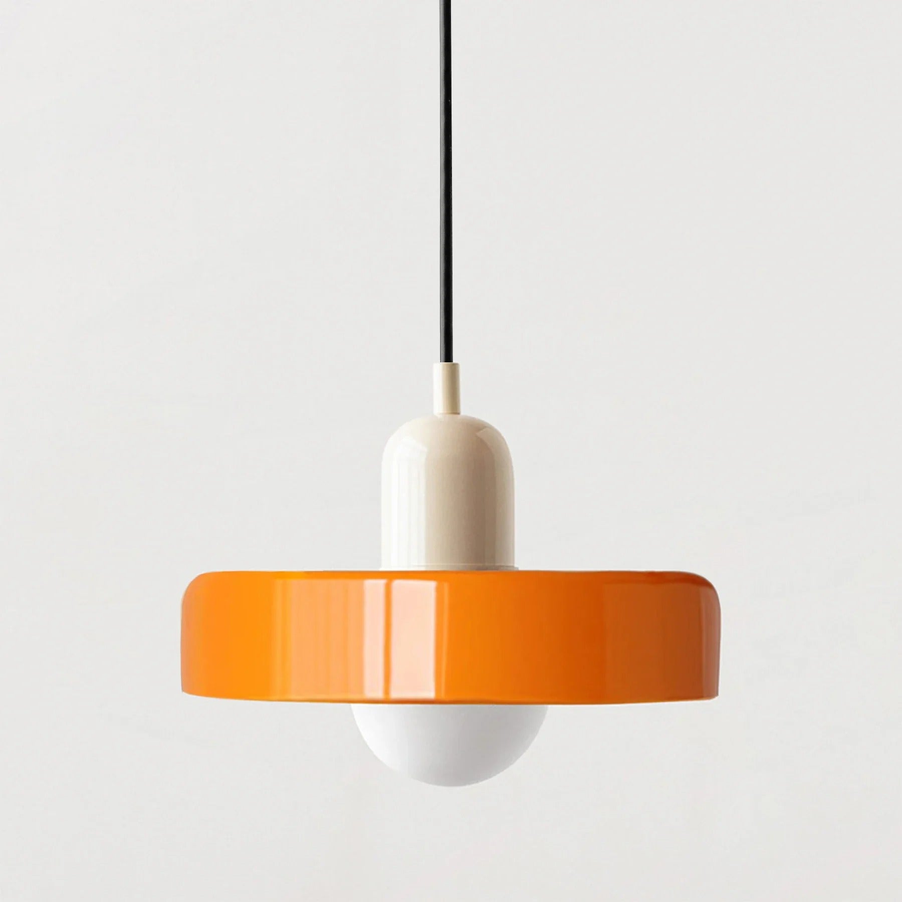Glass Pendant Light, Bauhaus Dual-Tone Design 12