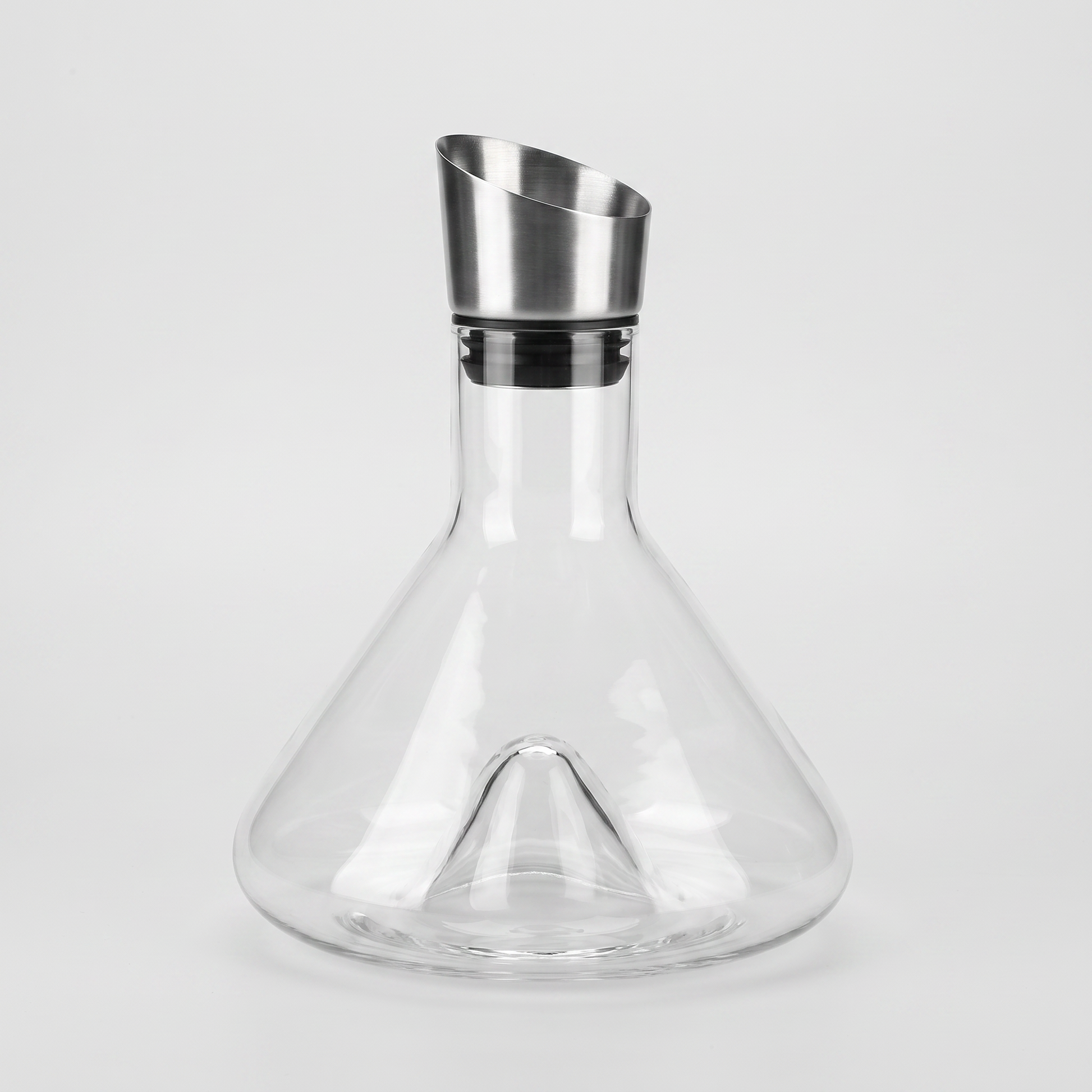Hand Blown Crystal Wine Decanter with 12 Channel Aerator and Filter 5