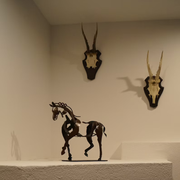 Handmade Horse Figurine, Metal and Sheet Steel 0