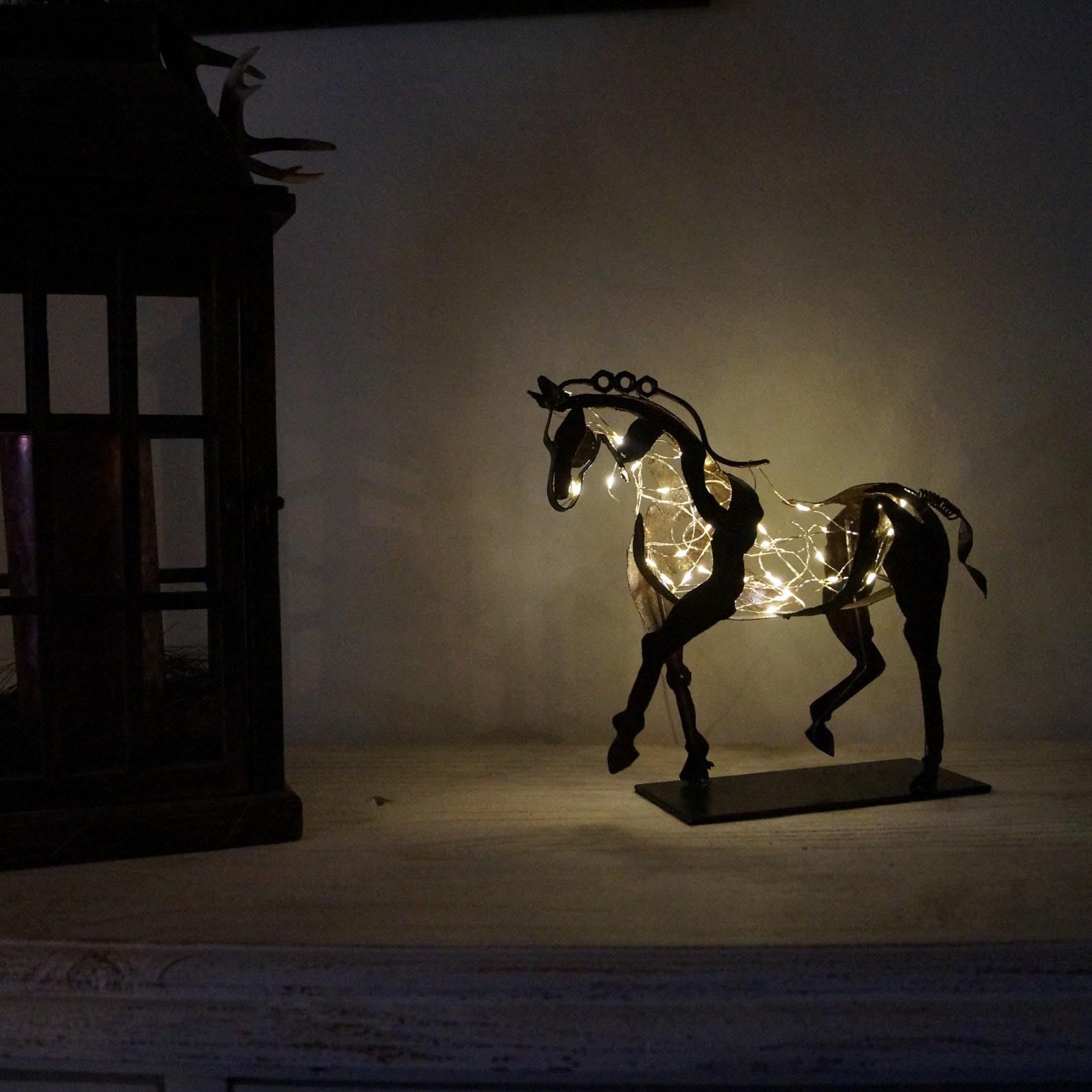 Handmade Horse Figurine, Metal and Sheet Steel 2