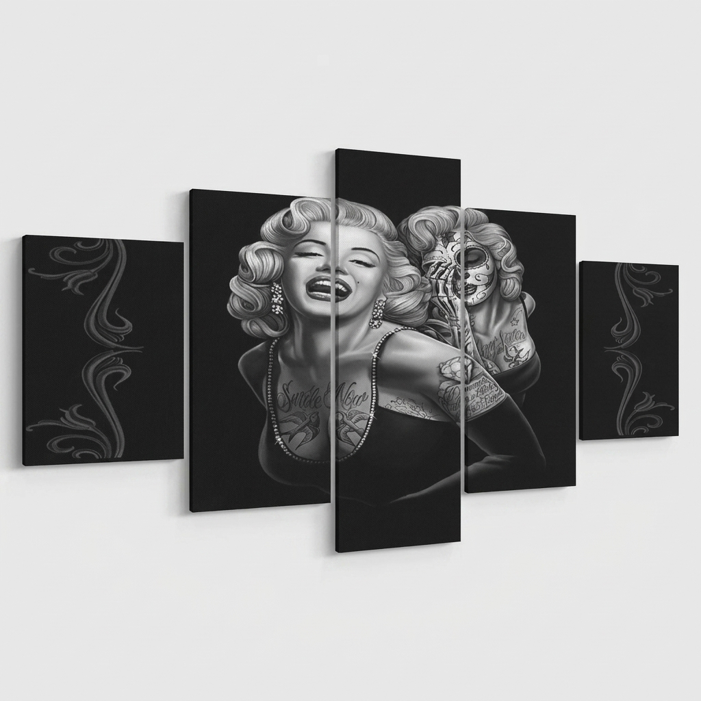 Icona Modern Canvas Wall Art Marilyn Monroe Portrait