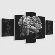 Icona Modern Canvas Wall Art Marilyn Monroe Portrait