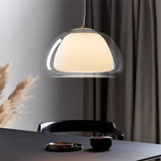 Jelly Globe Pendant Light, Hand-Blown Glass with Adjustable Cord 0