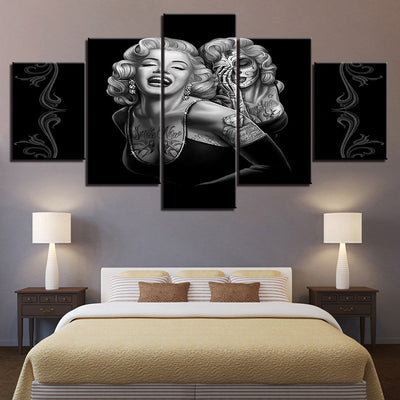 Marilyn Monroe Canvas Wall Art, Modern Printed Oil Painting