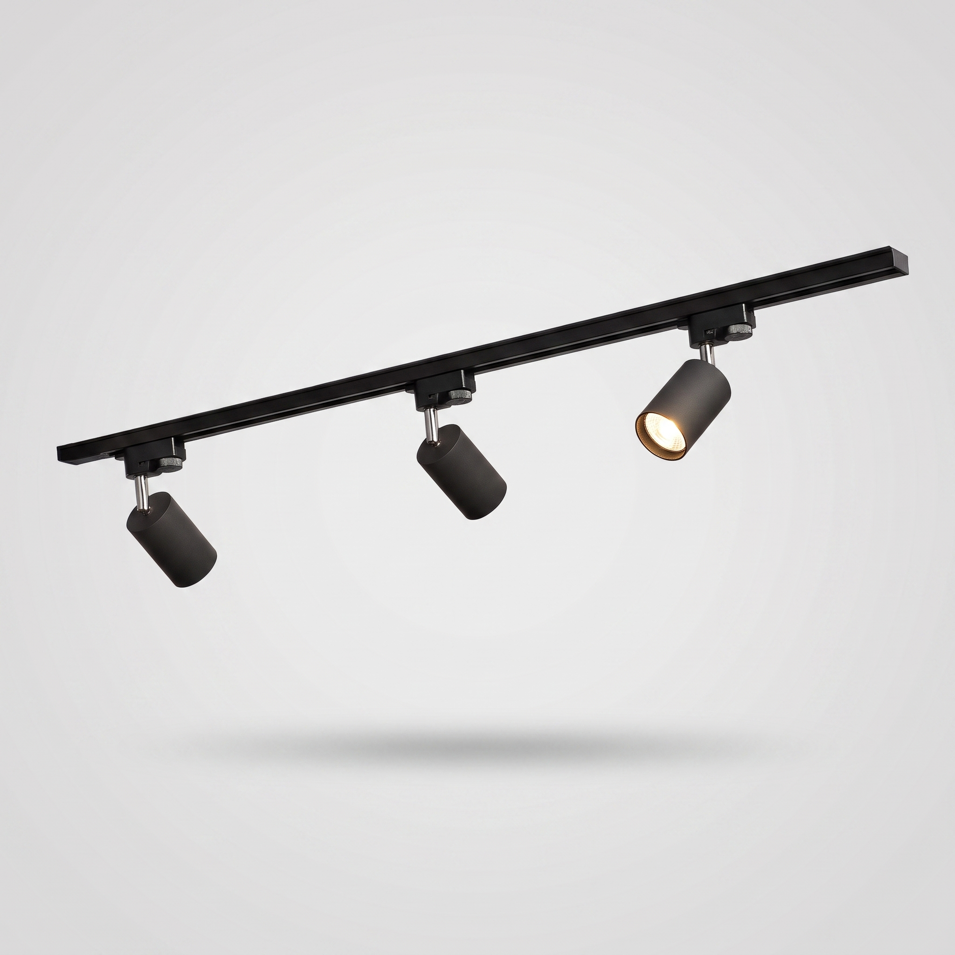Modern Tubular LED Track Lighting Set with 3 to 5 Spotlights 0