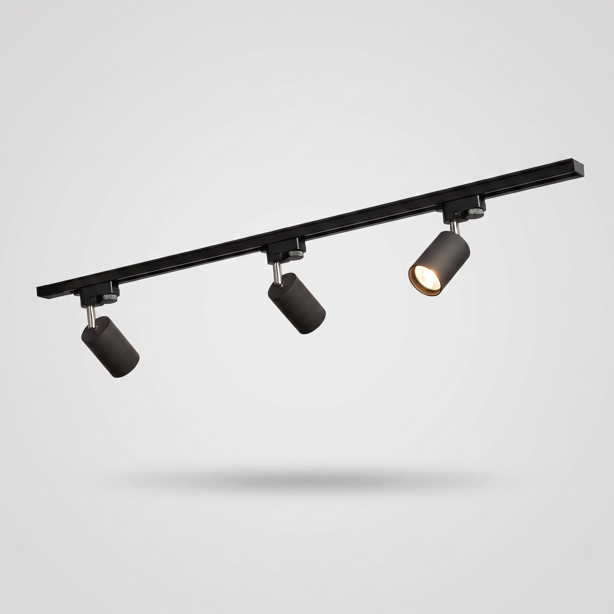 Modern Tubular LED Track Lighting Set with 3 to 5 Spotlights 0