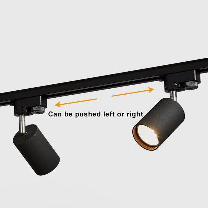 Modern Tubular LED Track Lighting Set with 3 to 5 Spotlights 13