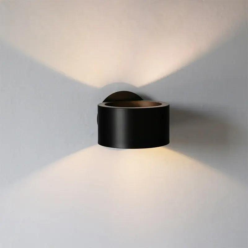 Modern Wall Sconce Lighting, Black and Gold Finish 2