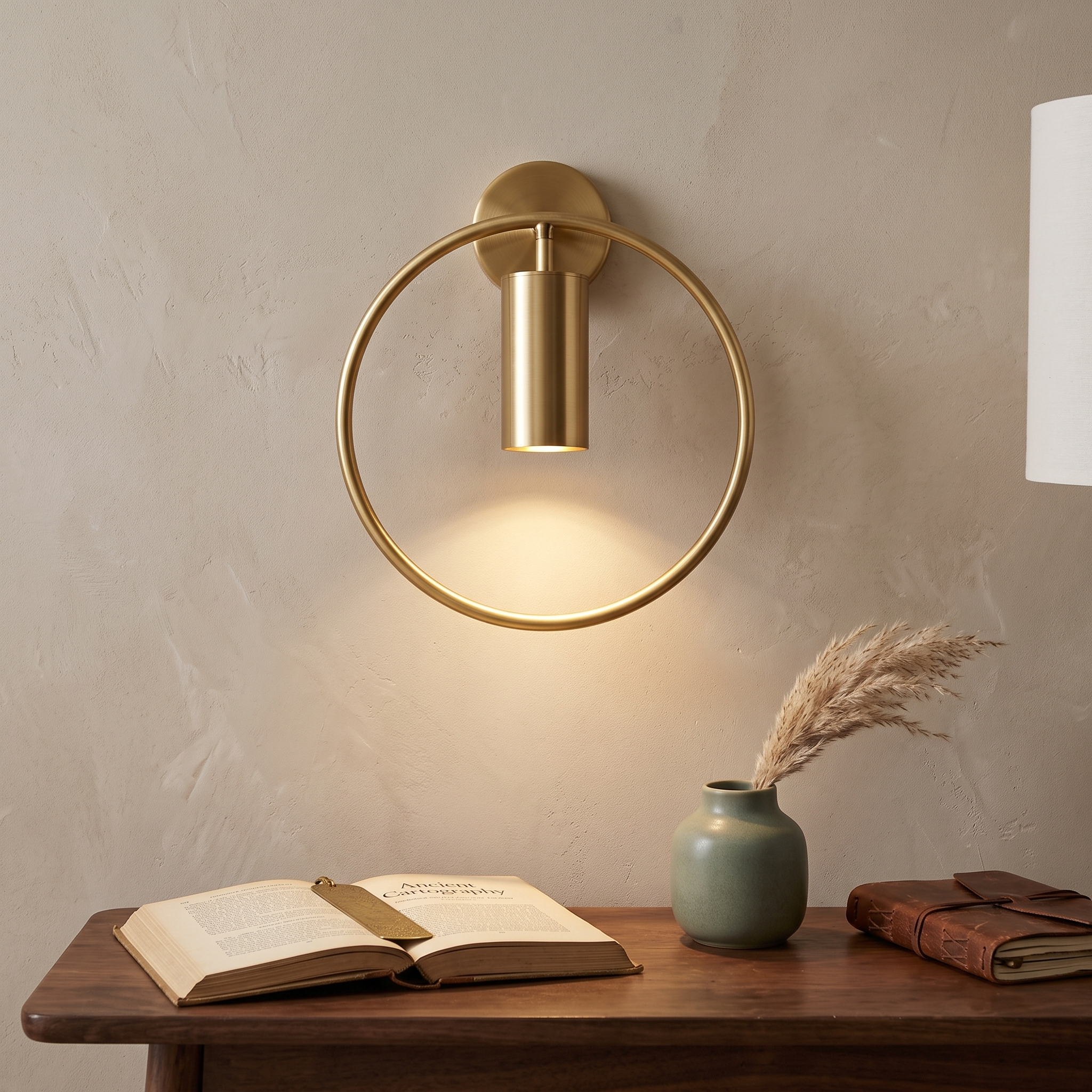 Post Modern Wall Sconce in Black, Gold or Two Tone Finishes 10
