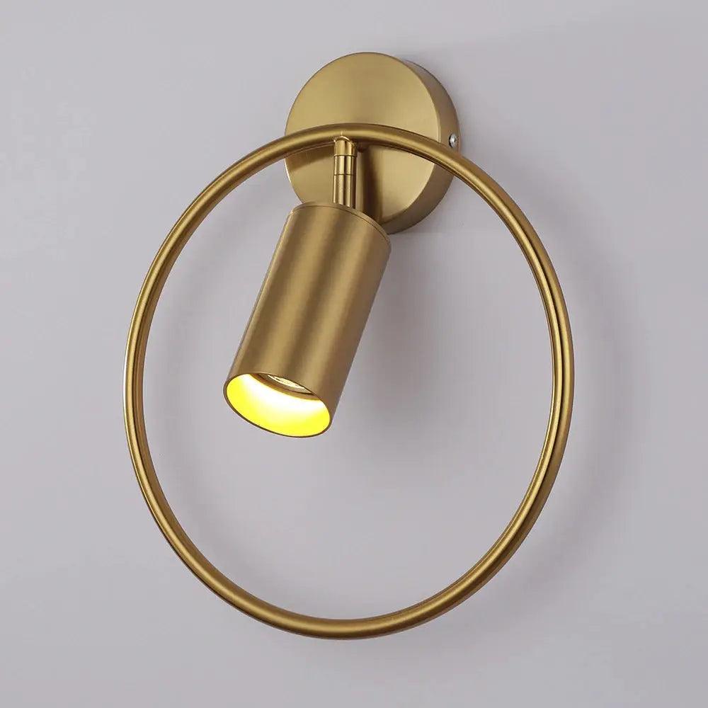 Post Modern Wall Sconce in Black, Gold or Two Tone Finishes 2