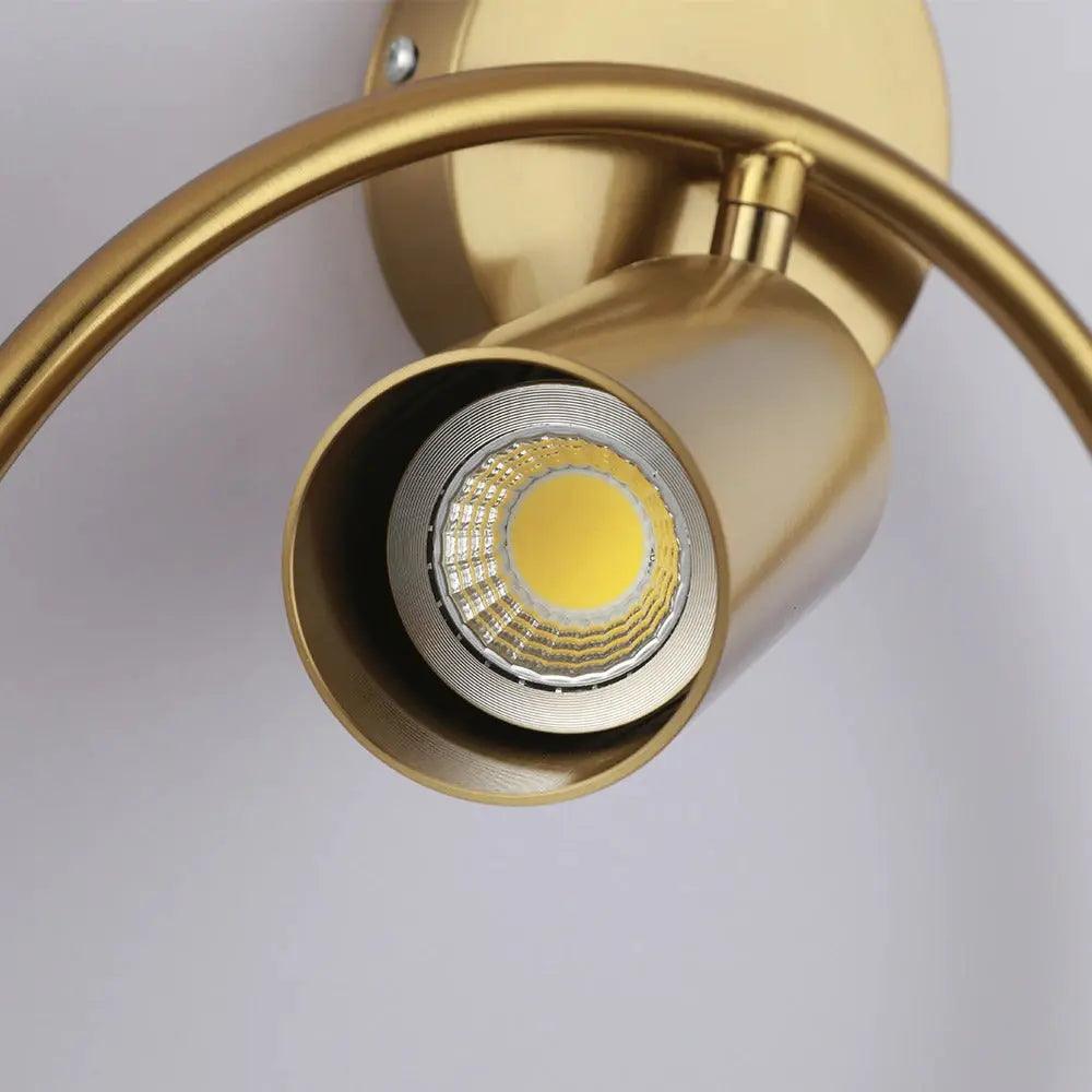 Post Modern Wall Sconce in Black, Gold or Two Tone Finishes 3