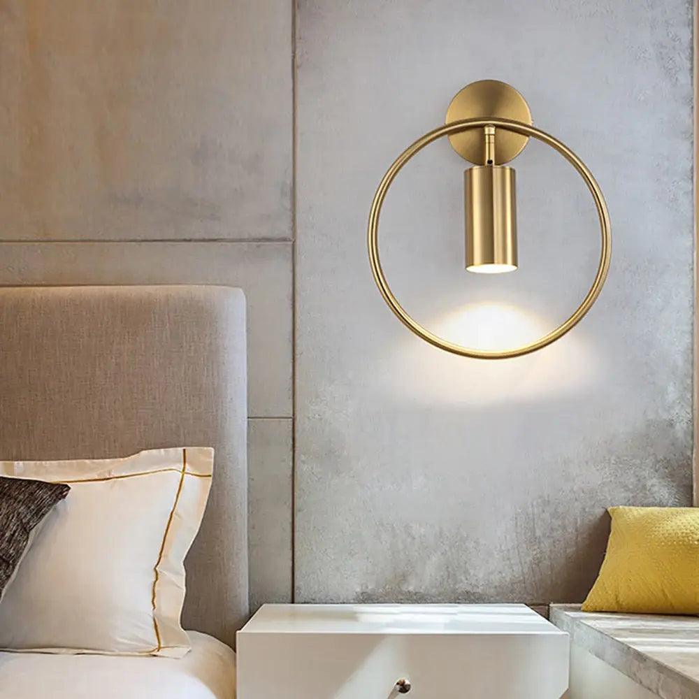 Post Modern Wall Sconce in Black, Gold or Two Tone Finishes 5
