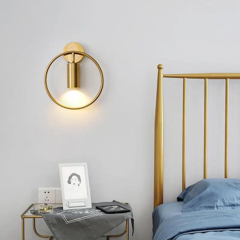 Post Modern Wall Sconce in Black, Gold or Two Tone Finishes 6