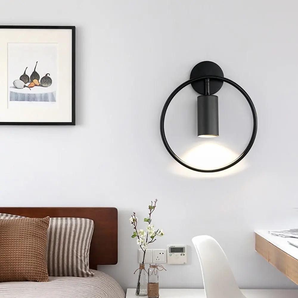 Post Modern Wall Sconce in Black, Gold or Two Tone Finishes 7