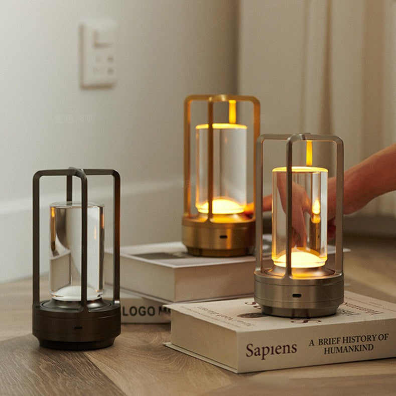 Rechargeable Nordic Table Lamp, Touch Control with USB Port 1