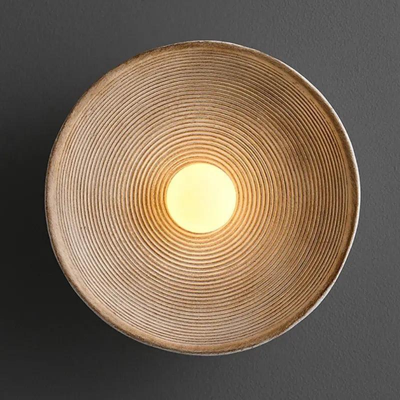 Retro Wall Lamp, Durable Resin Construction 1