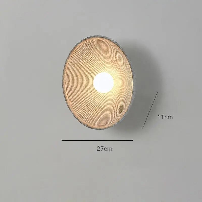 Retro Wall Lamp, Durable Resin Construction 4