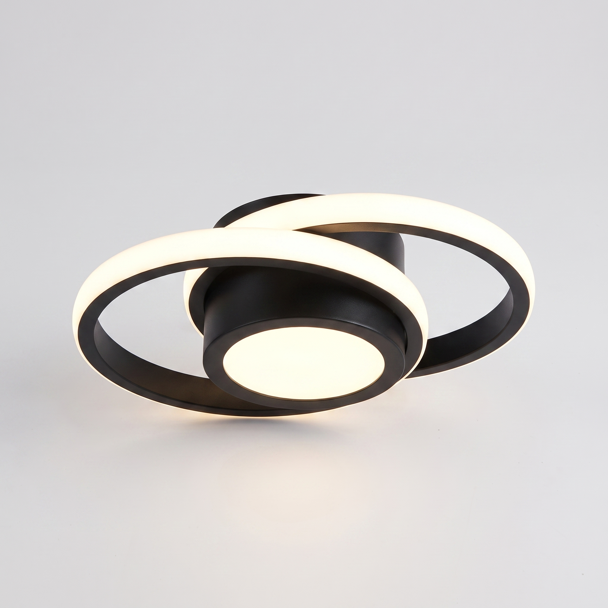 Ring Design LED Flush Mount Ceiling Light with Tri-Color Setting 0