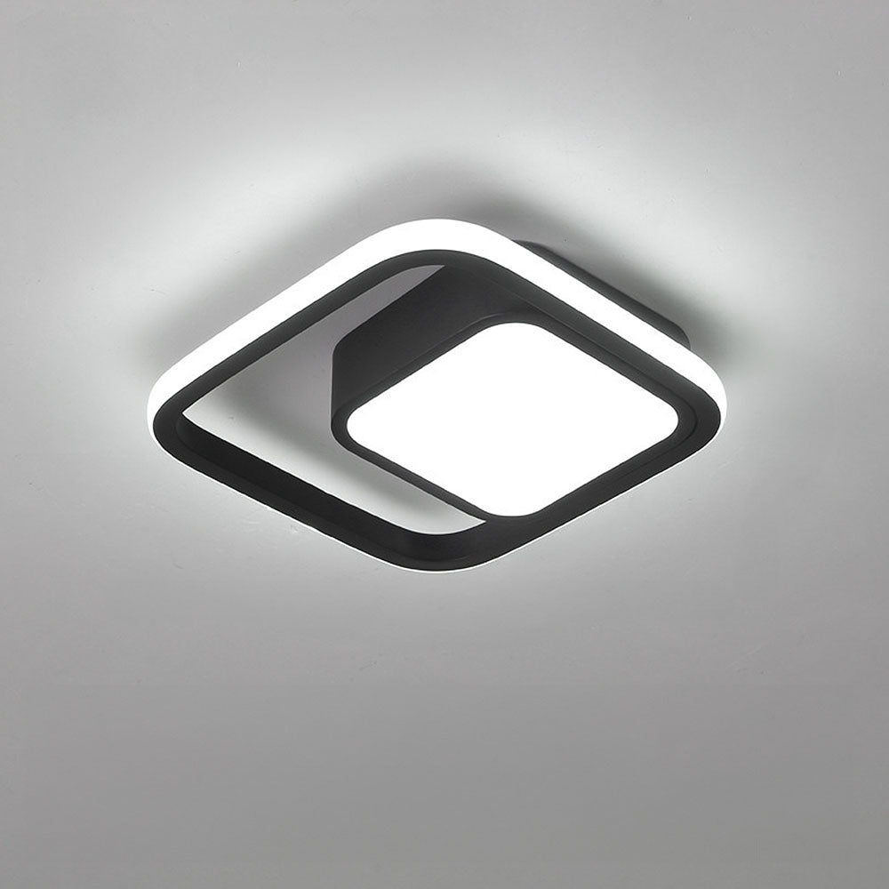 Ring Design LED Flush Mount Ceiling Light with Tri-Color Setting 10