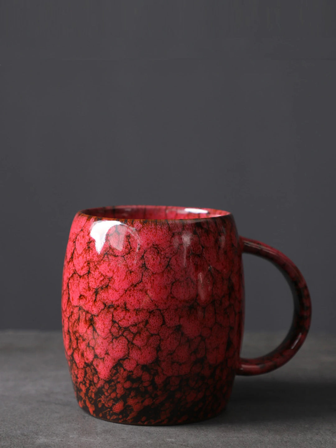 1 X 400ml European Vintage Mug Personal Office Mug Milk Mug Kiln-Changing Glaze Coffee Mug Gift Water Mug