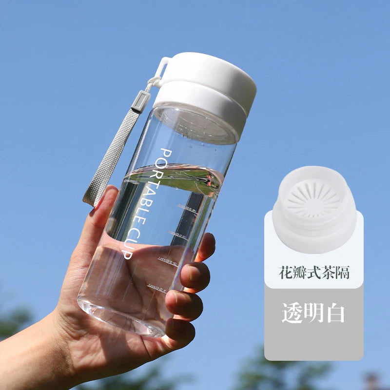 600ml/800ml High Quality Water Bottle Beverage Bottle Tour Outdoor Sports Leak-proof Sealed School Water Bottle BPA Free