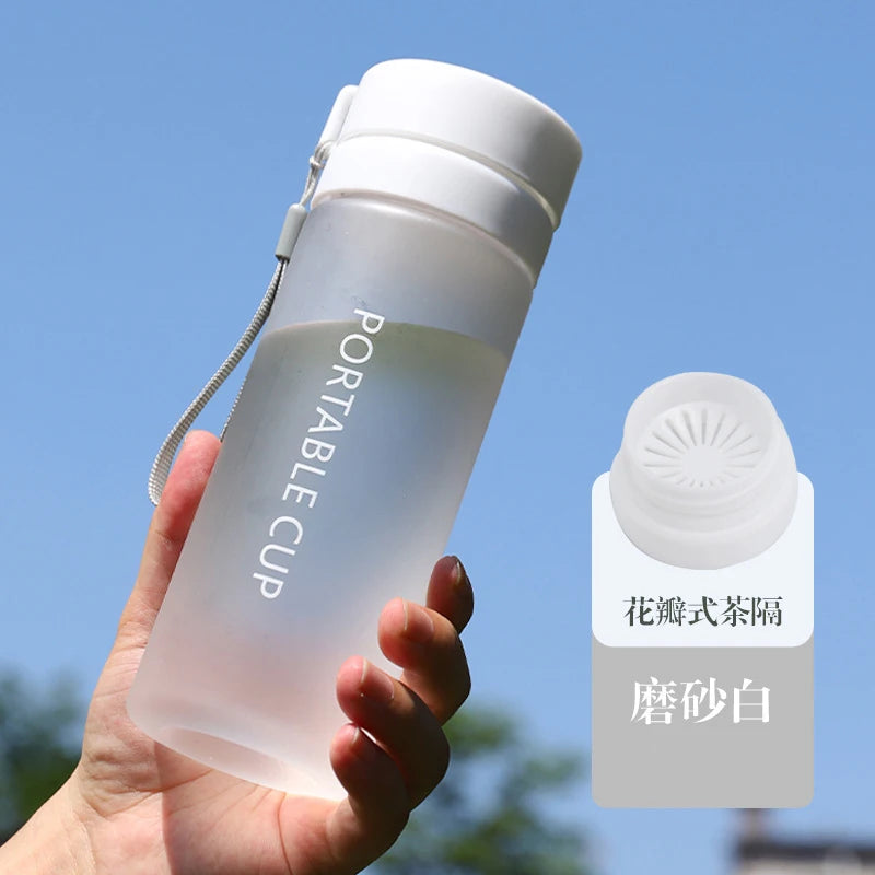 600ml/800ml High Quality Water Bottle Beverage Bottle Tour Outdoor Sports Leak-proof Sealed School Water Bottle BPA Free