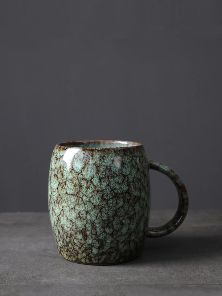 1 X 400ml European Vintage Mug Personal Office Mug Milk Mug Kiln-Changing Glaze Coffee Mug Gift Water Mug