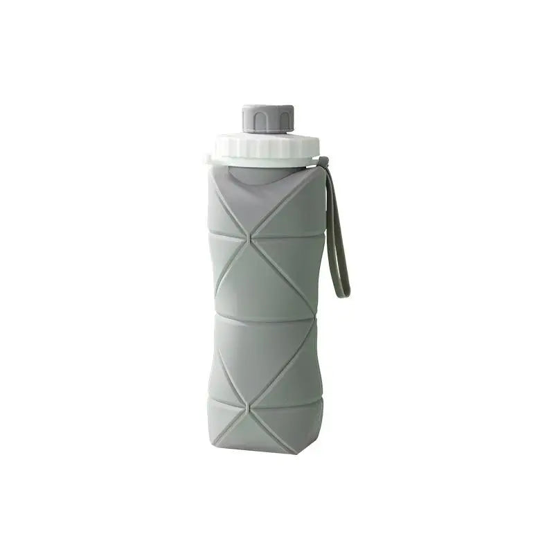 600ML Silicone Sports Tumbler Leak Proof Reusable Collapsible Foldable Water Bottles
