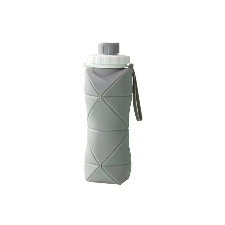 600ML Silicone Sports Tumbler Leak Proof Reusable Collapsible Foldable Water Bottles