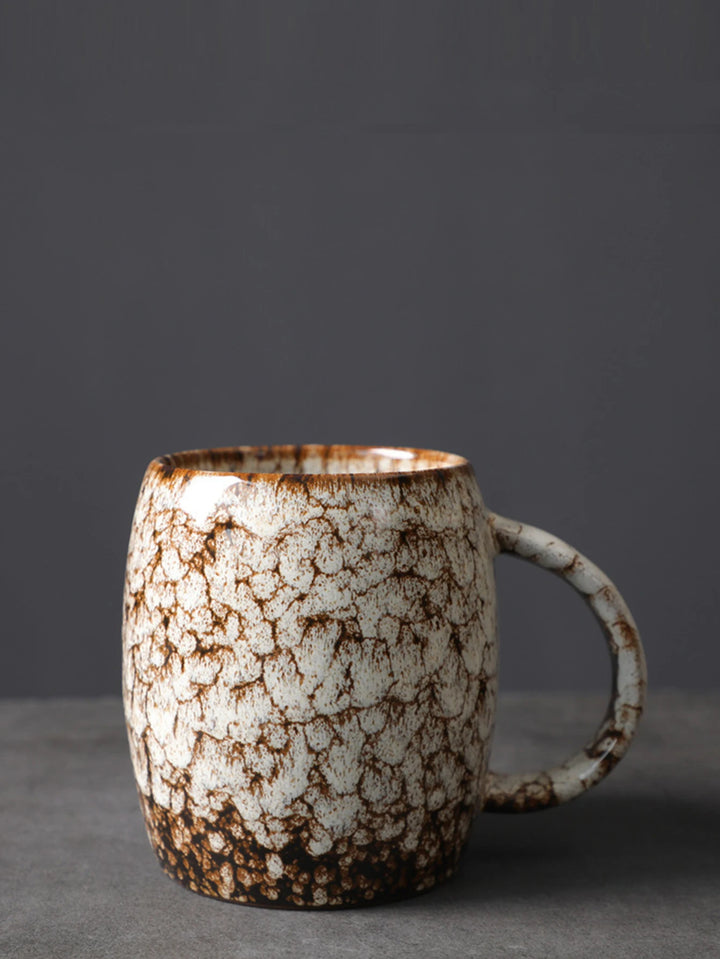 1 X 400ml European Vintage Mug Personal Office Mug Milk Mug Kiln-Changing Glaze Coffee Mug Gift Water Mug